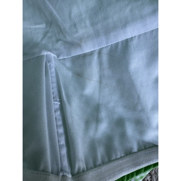 Lilly Pulitzer Green Gingham Strapless Meridian Top Scalloped Women's Size 2 - Picture 7 of 13